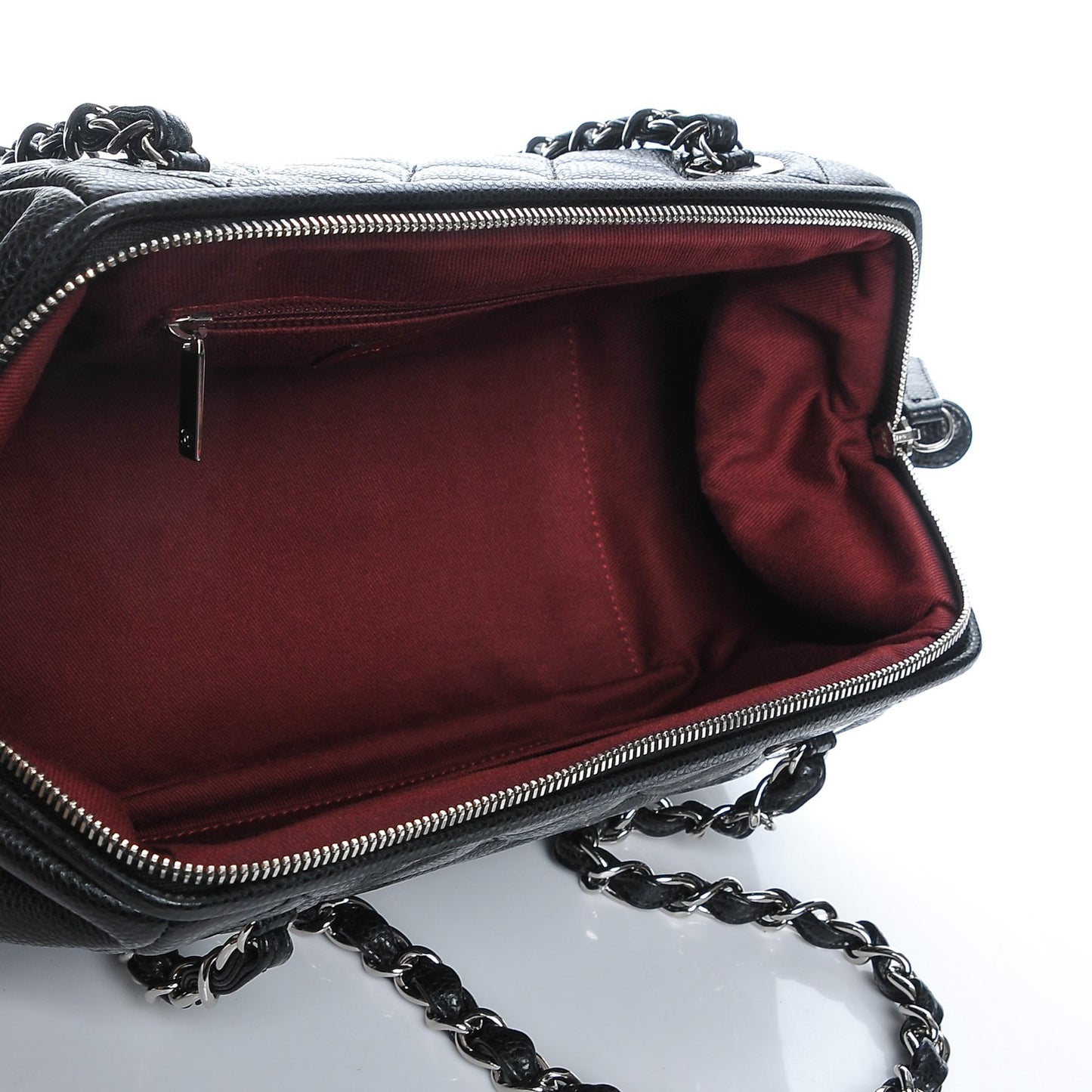 Caviar Quilted Timeless CC Shoulder Bag Black