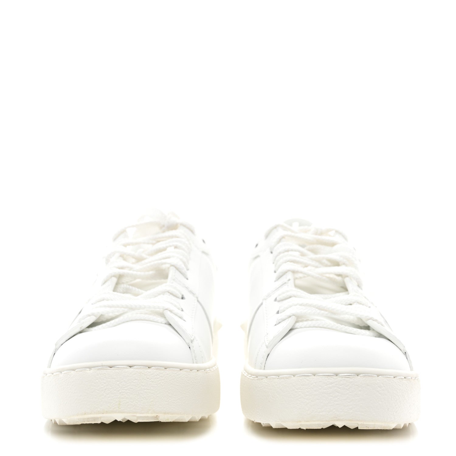 Valentino Garavani Calfskin VLTN Rockstud Open Sneakers 37 White 2 of 8