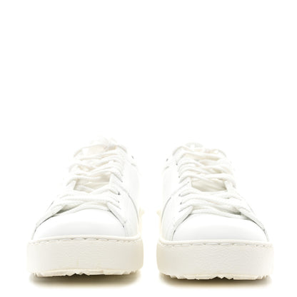 Valentino Garavani Calfskin VLTN Rockstud Open Sneakers 37 White 2 of 8