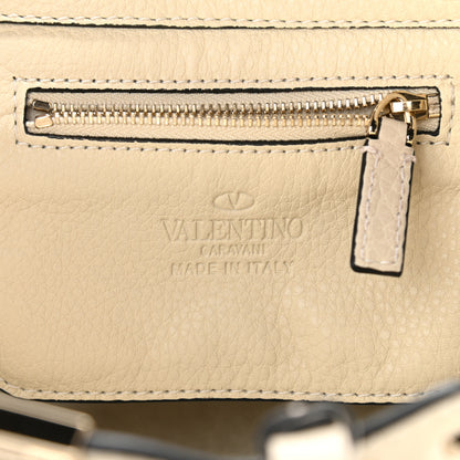 Valentino Garavani Vitello Mini Rockstud Tote Ivory 6 of 10