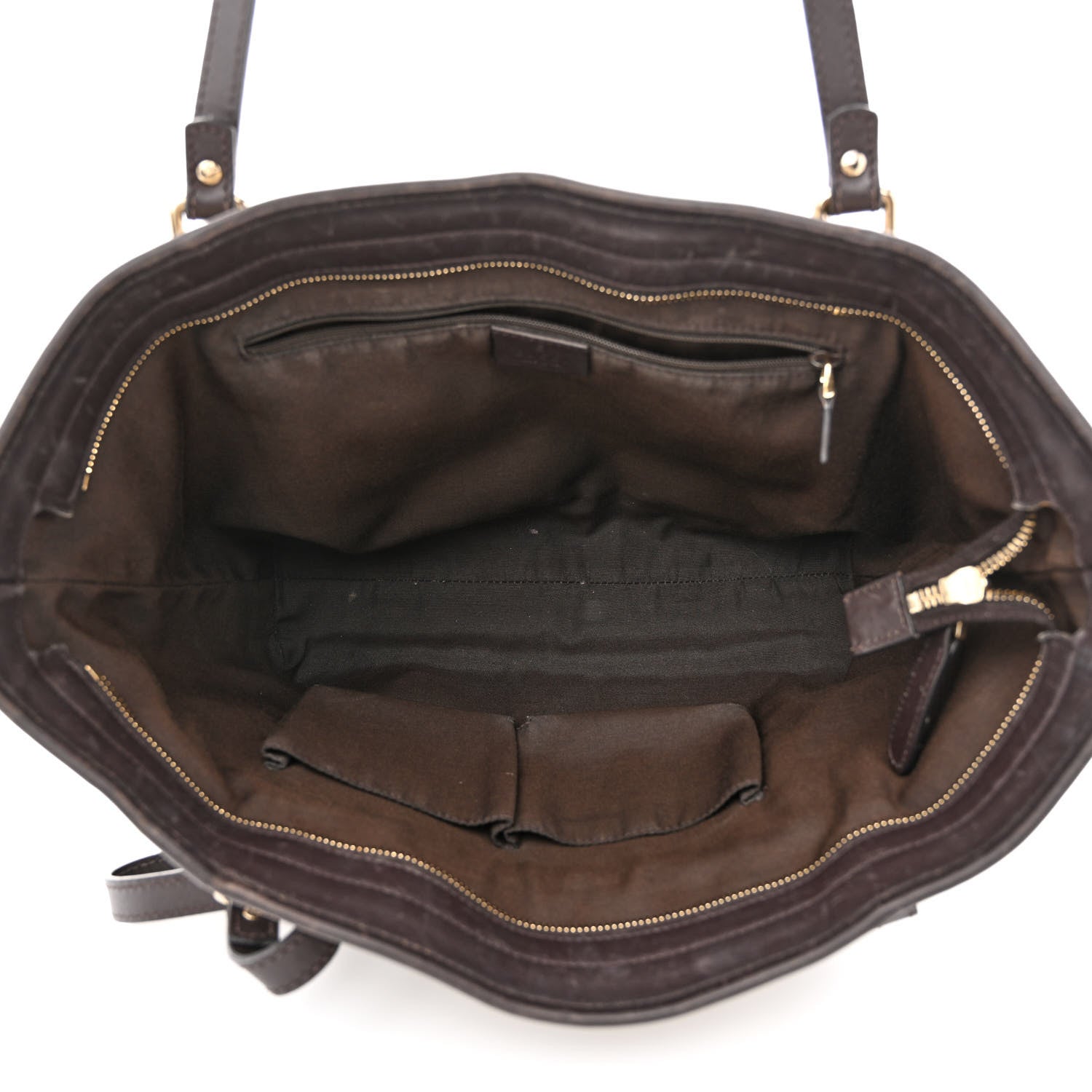 Gucci GG Supreme Monogram Medium Joy Tote Dark Brown 5 of 13