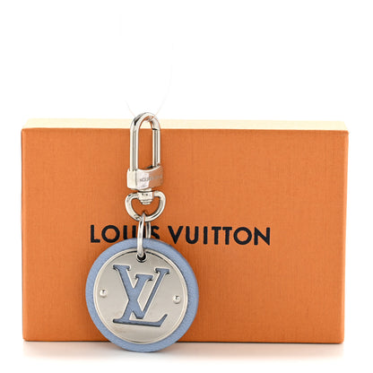 Louis Vuitton LV Circle Key Holder Bag Charm Sky Blue 4 of 4