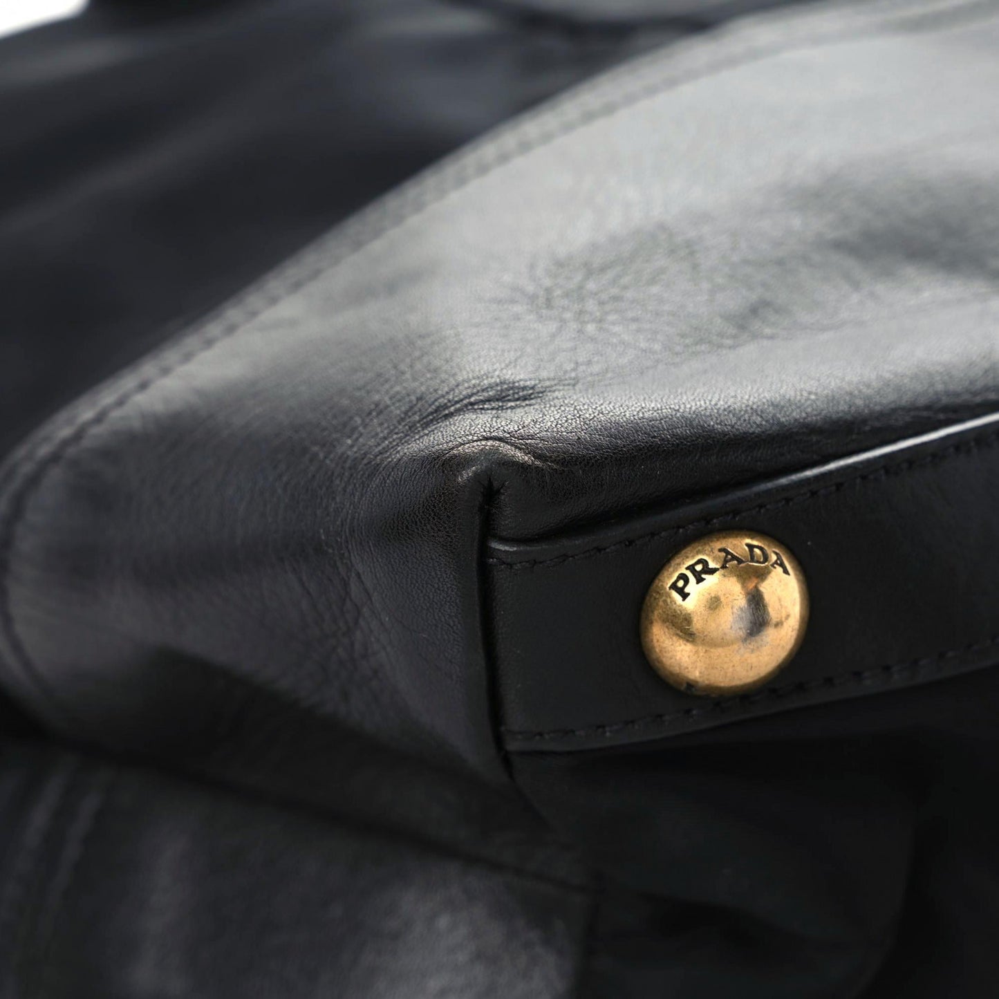 Tessuto Nylon Quilted Tote Nero Black