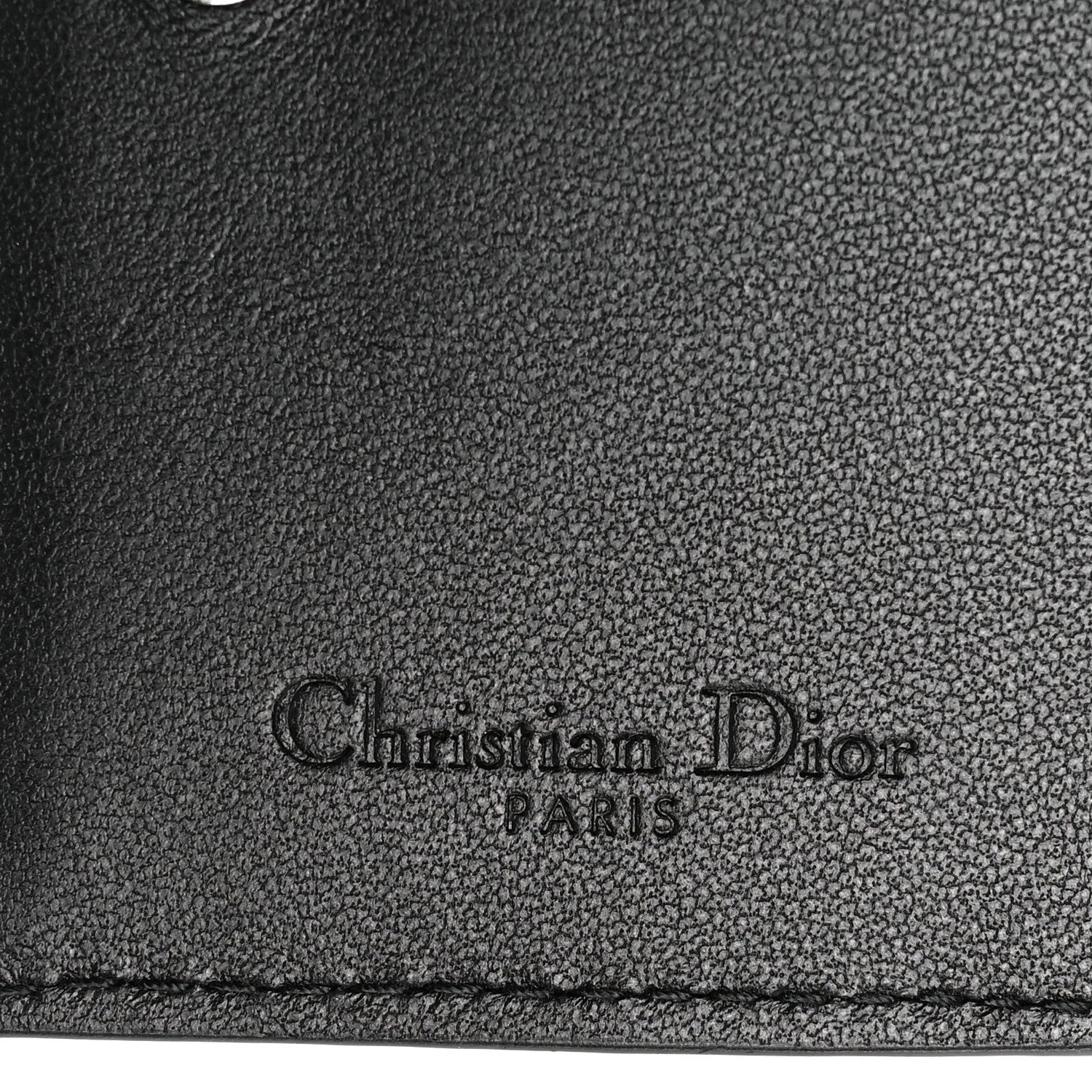 Christian Dior Lambskin Cannage Small Lady Dior Flap Card Holder Black 6 of 9