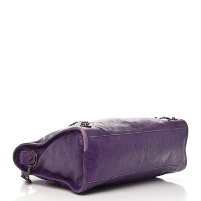 Balenciaga Agneau Classic Hardware City Dark Violet 5 of 11
