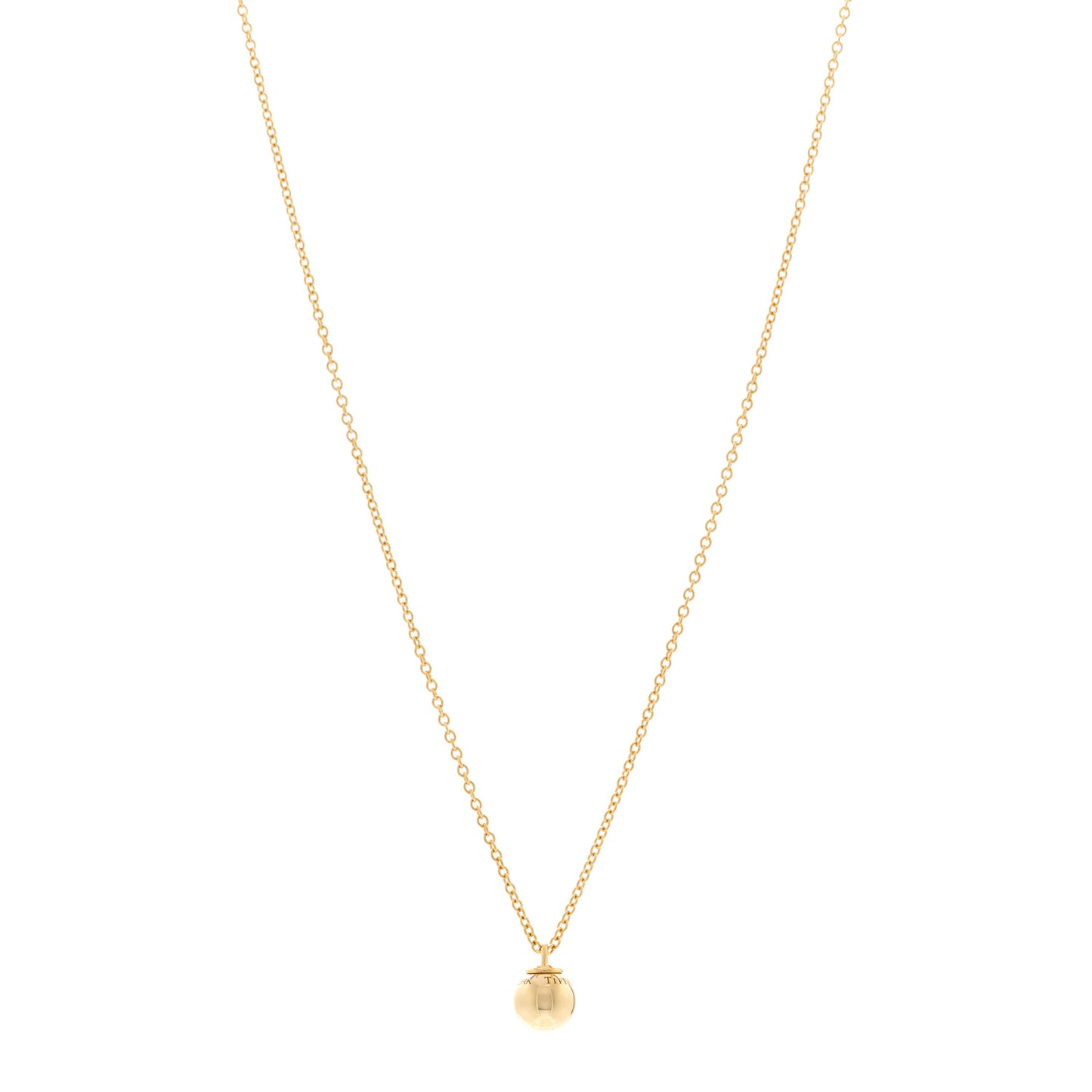 18K Yellow Gold 8mm HardWear Ball Pendant Necklace