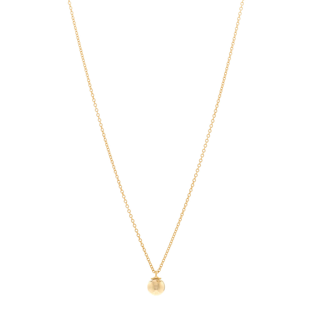 18K Yellow Gold 8mm HardWear Ball Pendant Necklace
