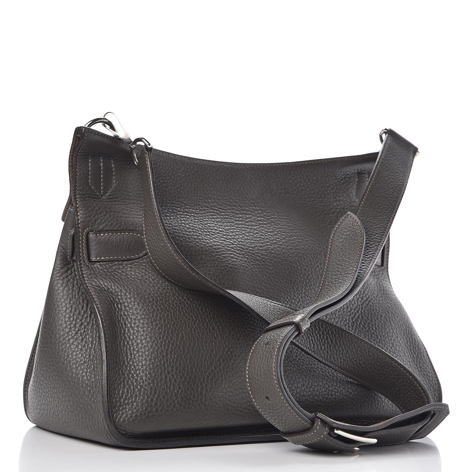 Hermes Taurillon Clemence Bicolor Jypsiere 34 Ardoise Gris Tourterelle 22 of 32