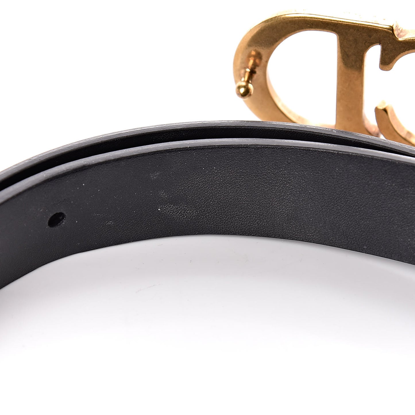 Calfskin Saddle Belt 75 Black