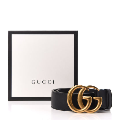 Gucci Calfskin Double G 40mm Belt 85 34 Black 6 of 6