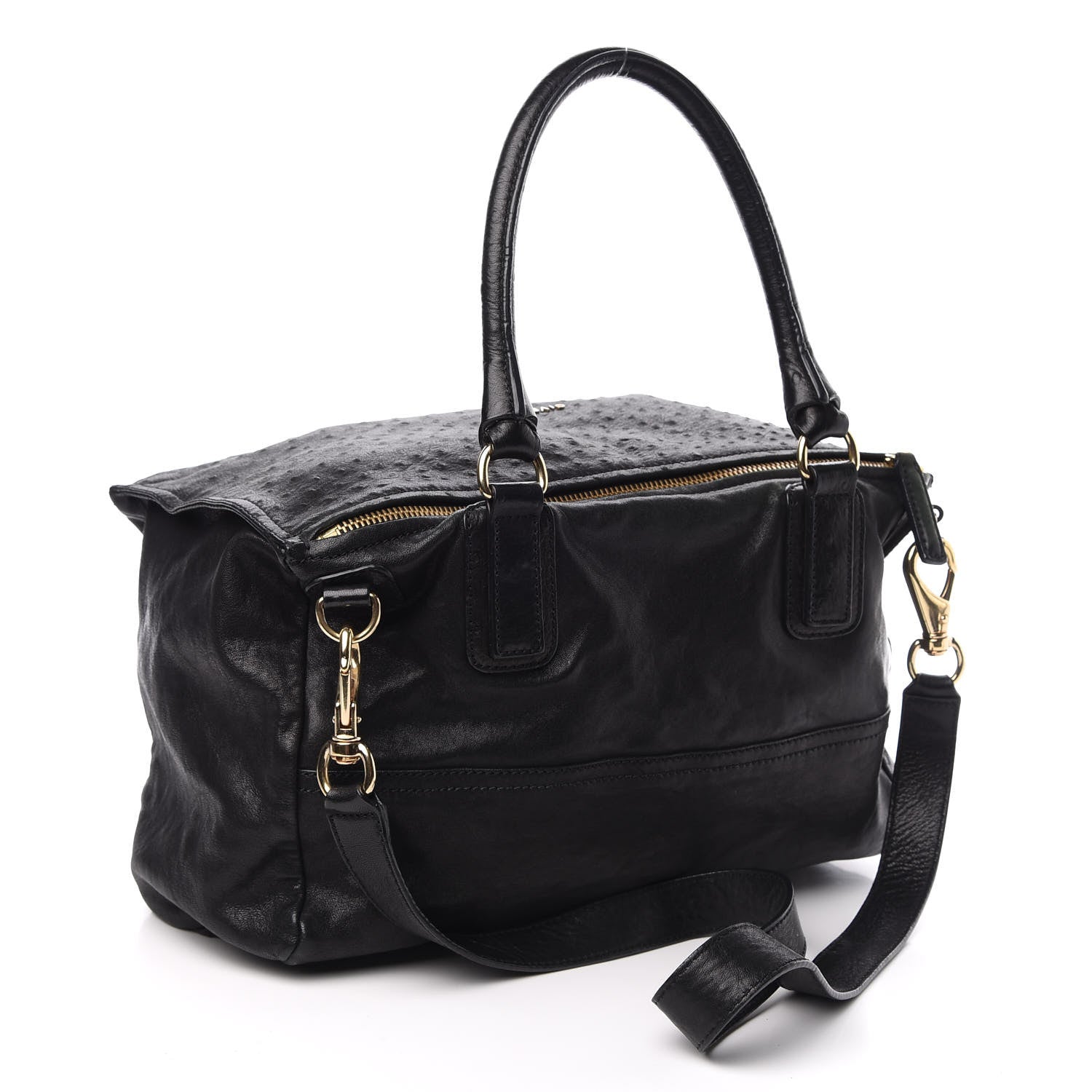 Givenchy Ostrich Large Pandora Black 3 of 10