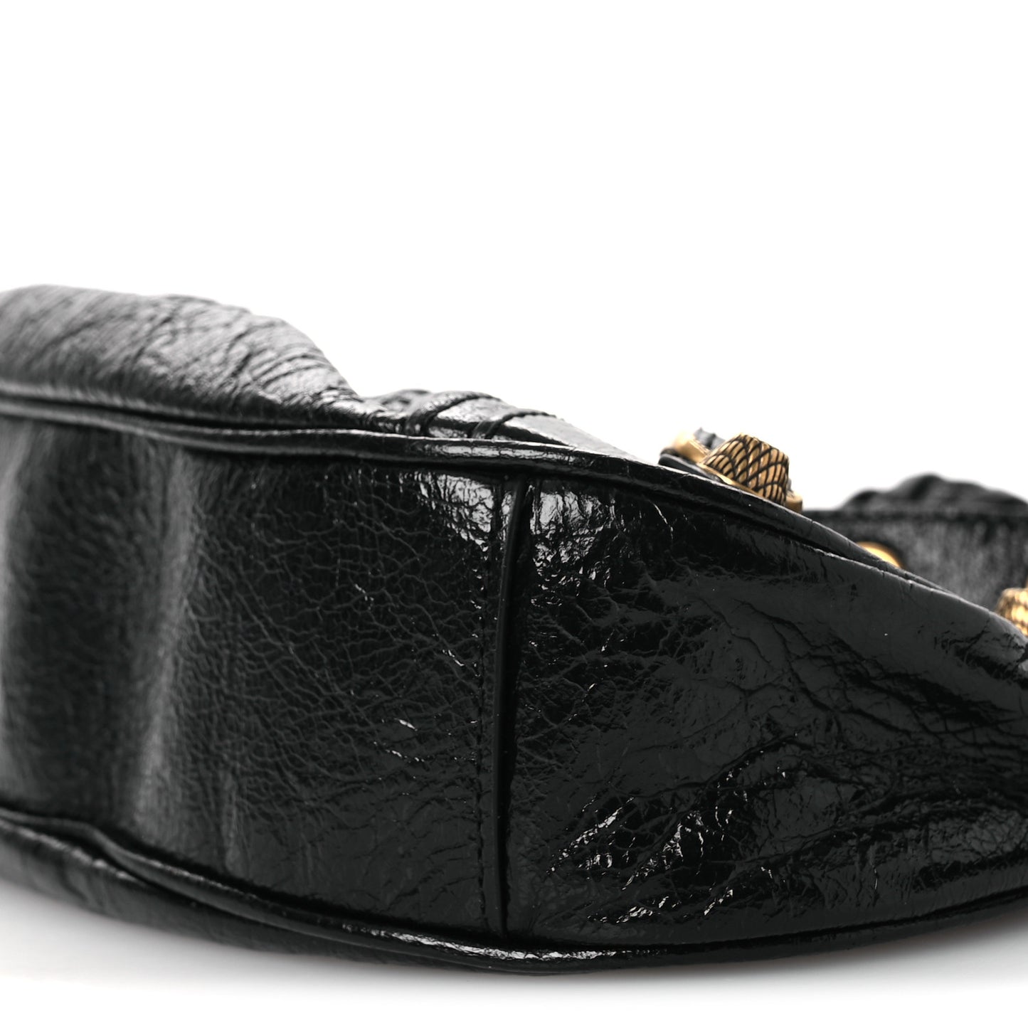 Agneau Arena Le Cagole Shoulder Bag XS Black