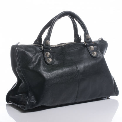 Balenciaga Agneau Giant 21 Silver Hardware Work Black 3 of 7