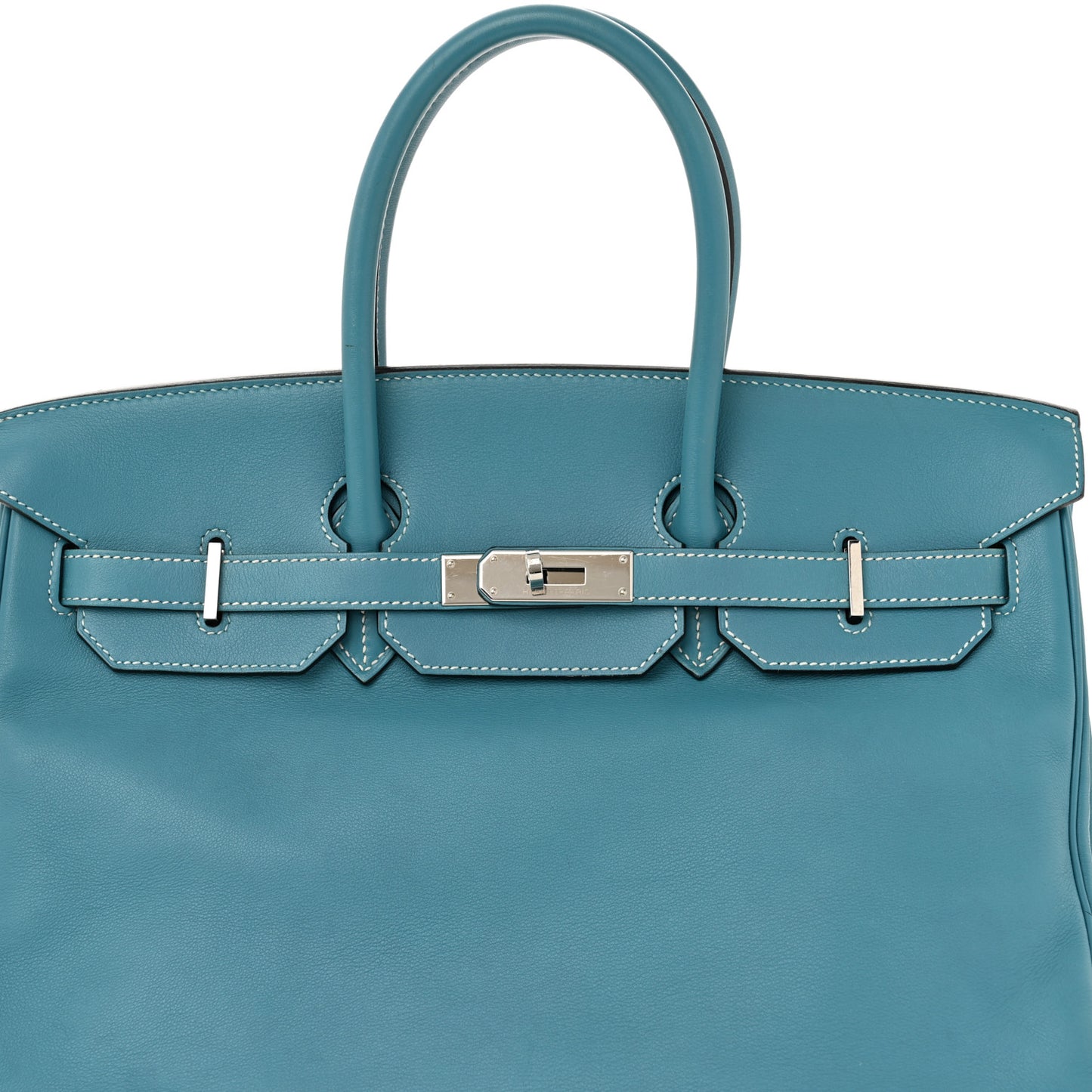 Swift Birkin 35 Bleu Jean