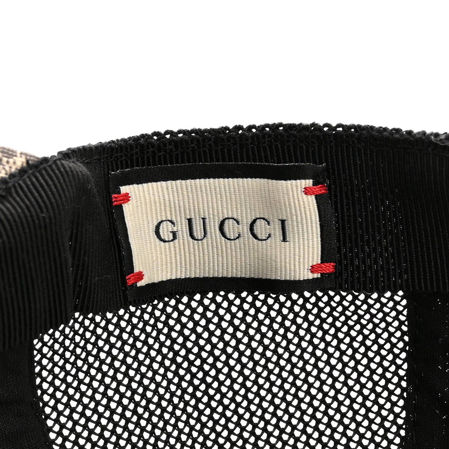 GG Supreme Monogram Tiger Print Baseball Hat XS Beige