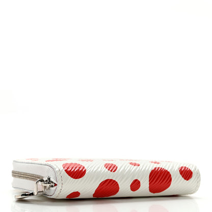 Louis Vuitton LV x YK Epi Zippy Coin Purse White Red 4 of 10