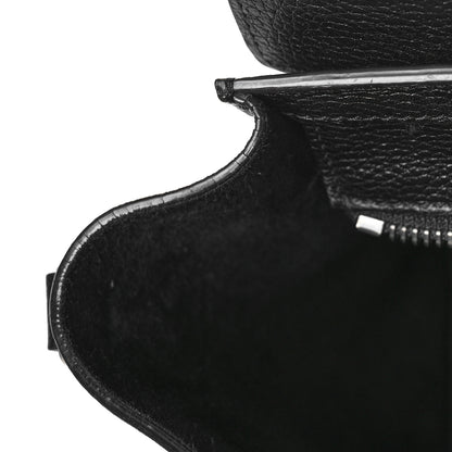 Celine Drummed Calfskin Nano Luggage Black 14 of 16