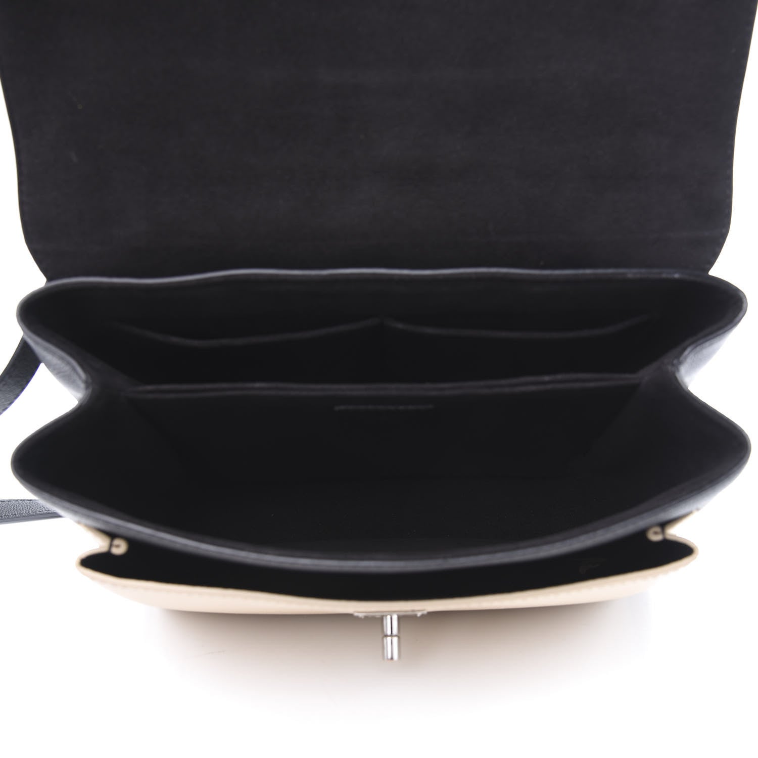Louis Vuitton Soft Calfskin My Lockme Top Handle Vanille Black 6 of 15