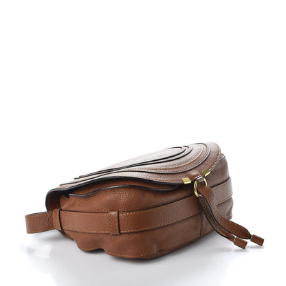 Chloe Calfskin Medium Marcie Round Crossbody Bag Tan 3 of 7