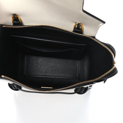 Celine Bullhide Micro Belt Bag Black White 4 of 5