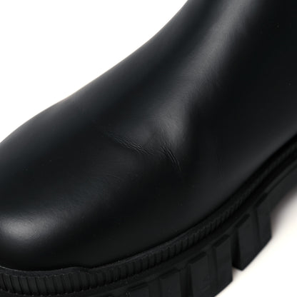 Fendi Calfskin Rubber Fendi Force Chelsea Boots 38 Black 9 of 13
