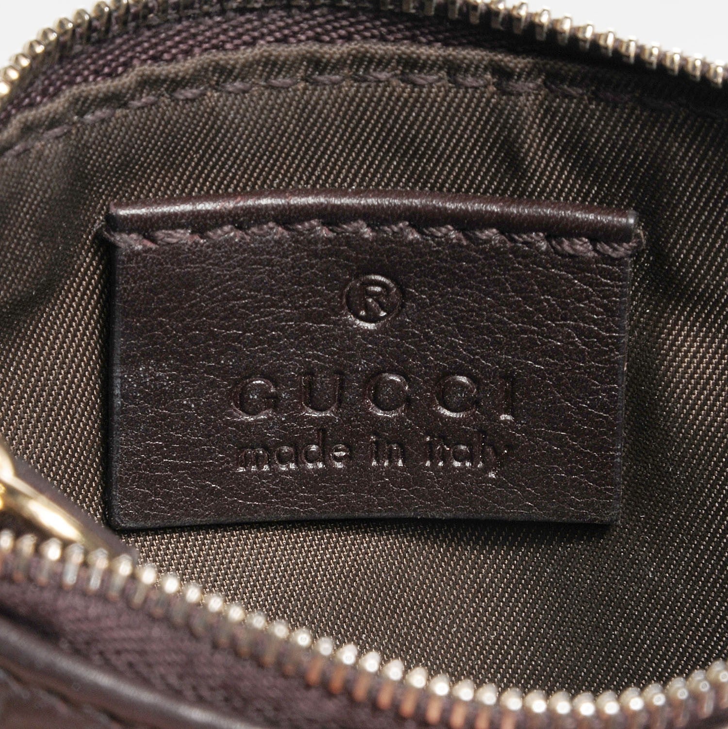Gucci Guccissima Key Case Chocolate 6 of 7