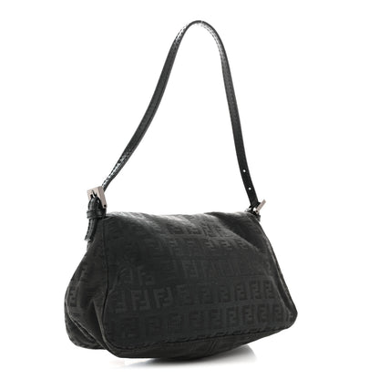 Fendi Zucchino Mini Mama Baguette Black 3 of 12