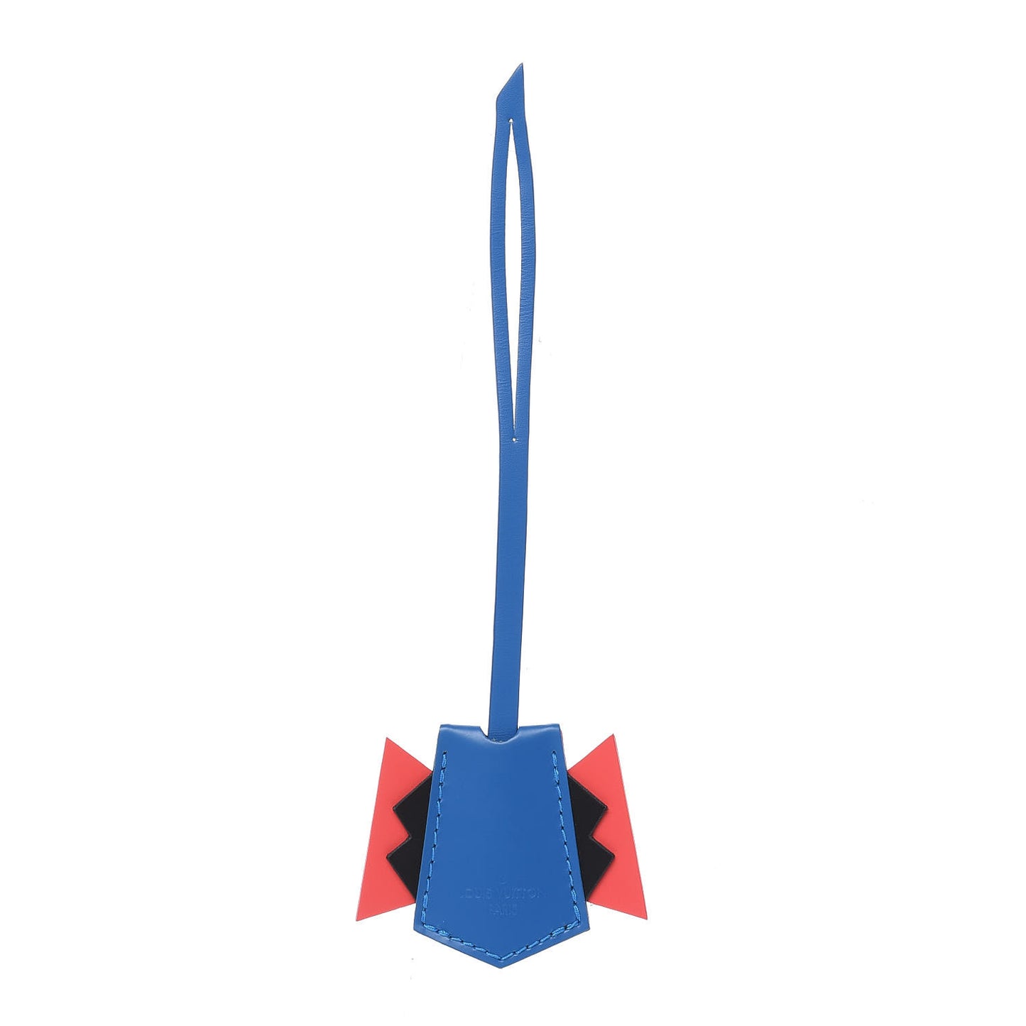 Calfskin Totem Clochette Key Bell Holder Blue