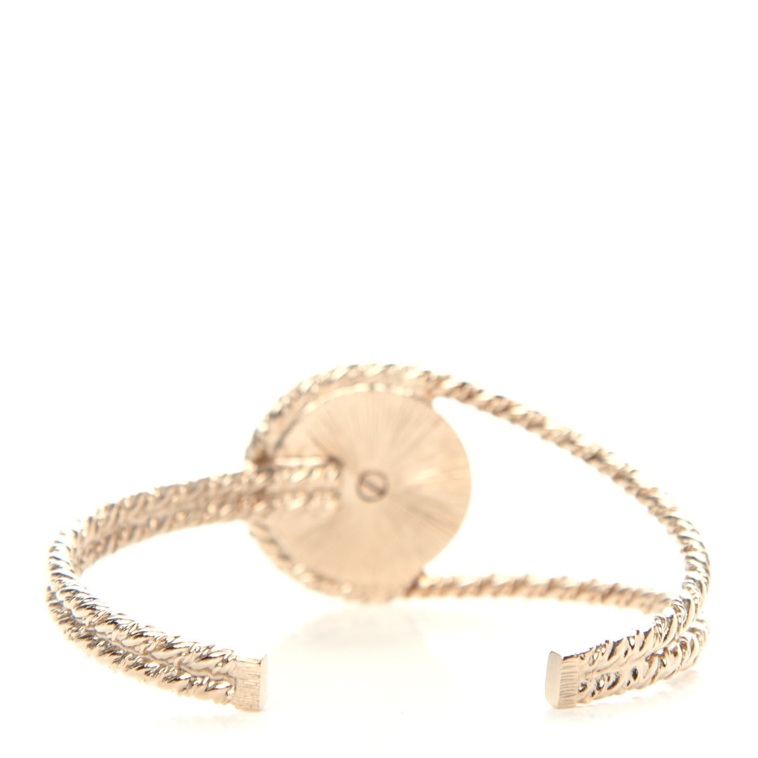 Chanel Pearl CC Cuff Gold 3 of 5