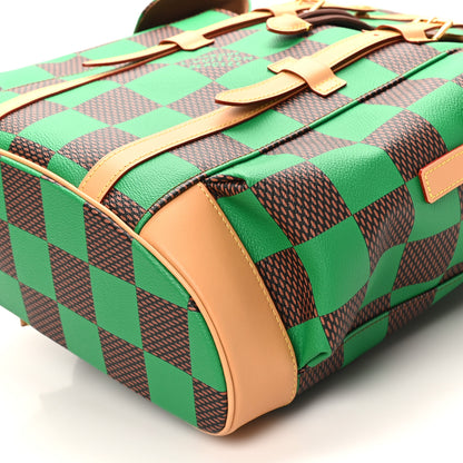Louis Vuitton Damier Pop Christopher MM Backpack Green 9 of 9