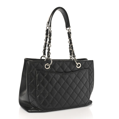 Chanel Caviar Quilted Grand Shopping Tote GST Black 3 of 9