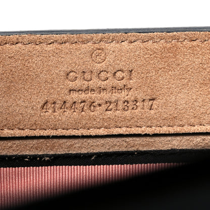 Gucci Calfskin GucciGhost Real Medium XL Tote Black Yellow 6 of 16
