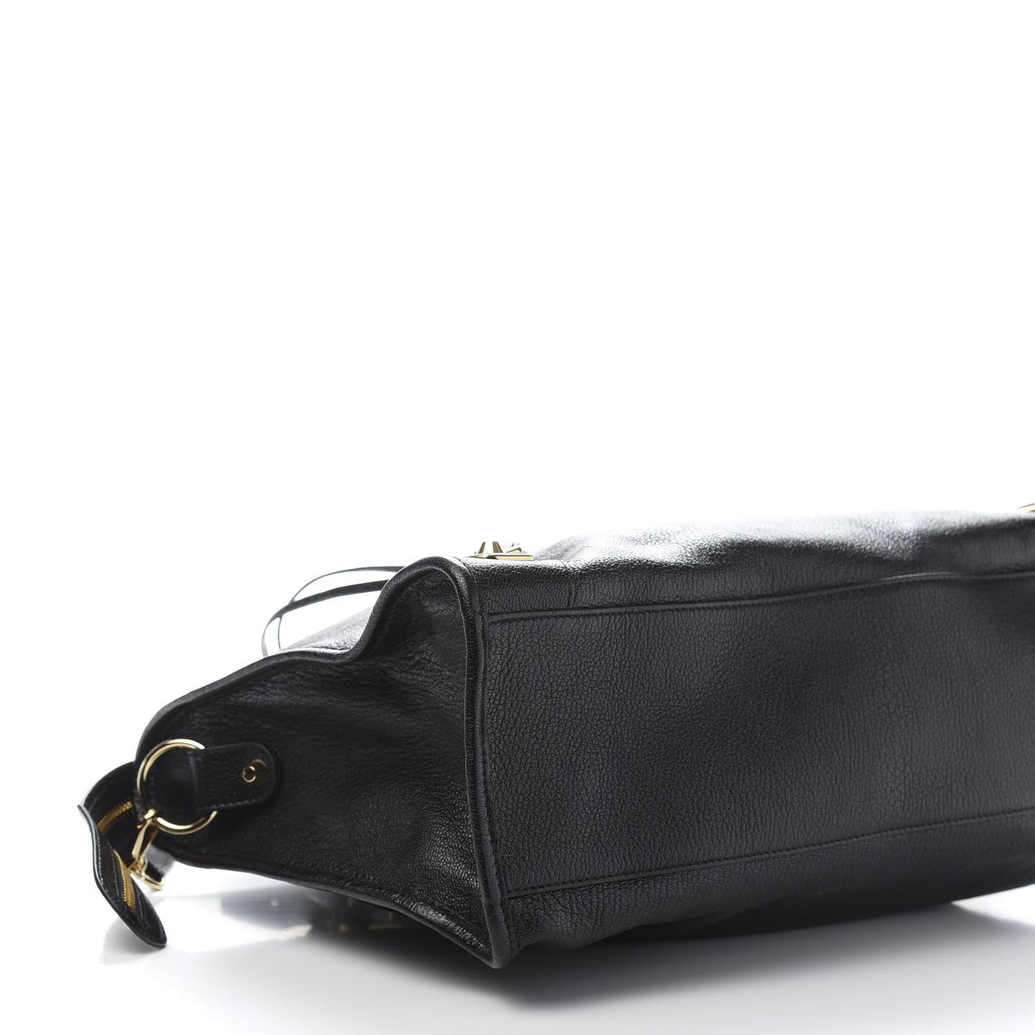 Balenciaga Chevre Gold Metallic Edge Hardware City Black 10 of 14