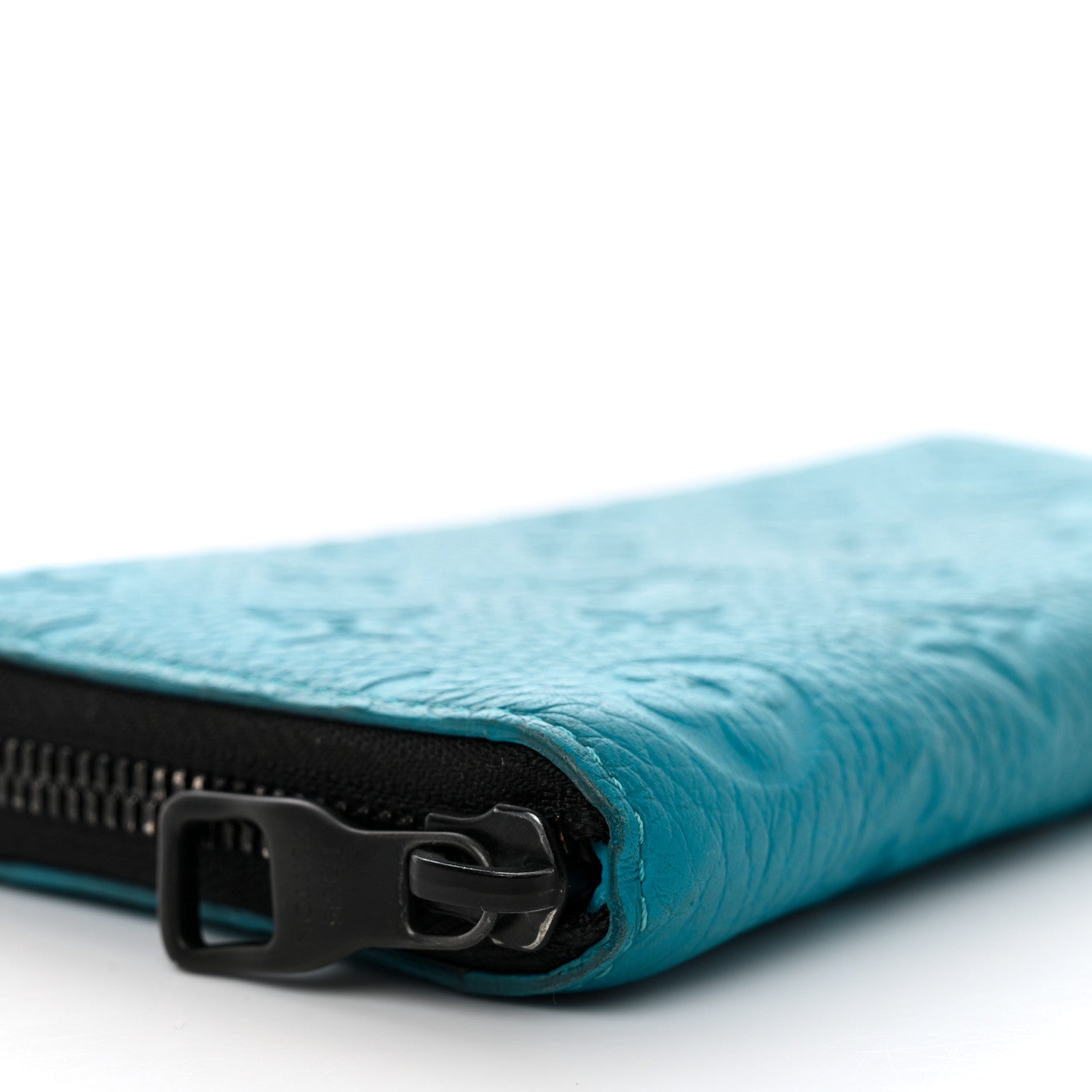 Louis Vuitton Taurillon Monogram Zippy Vertical Wallet Turquoise 8 of 8