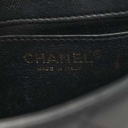 Chanel Lambskin Quilted Mini Heart Charms Flap Black 7 of 11