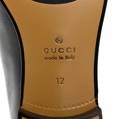 Gucci Goatskin Mens Horsebit Loafers 12 Black 8 of 8