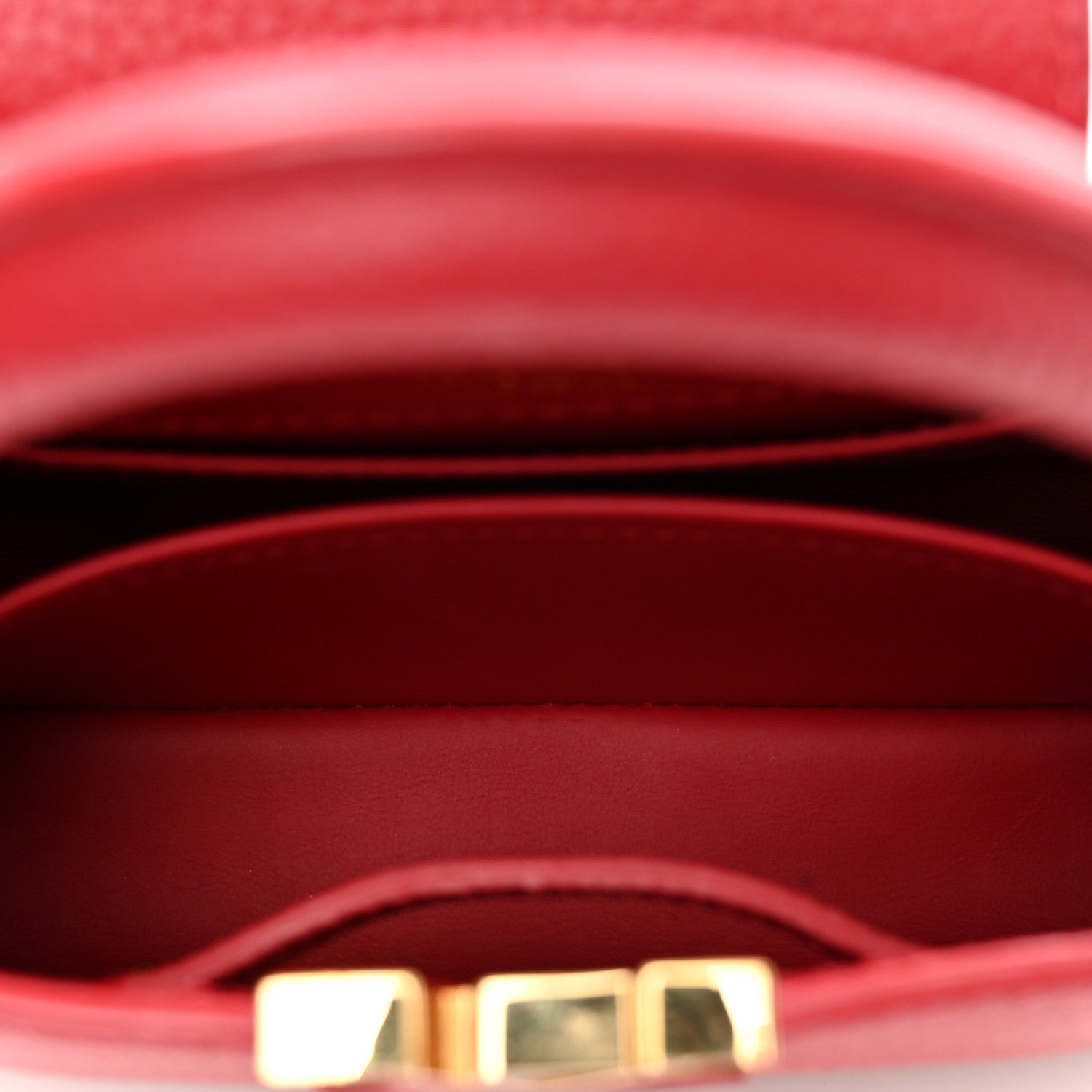 Louis Vuitton Taurillon Mini Capucines Scarlet 6 of 9
