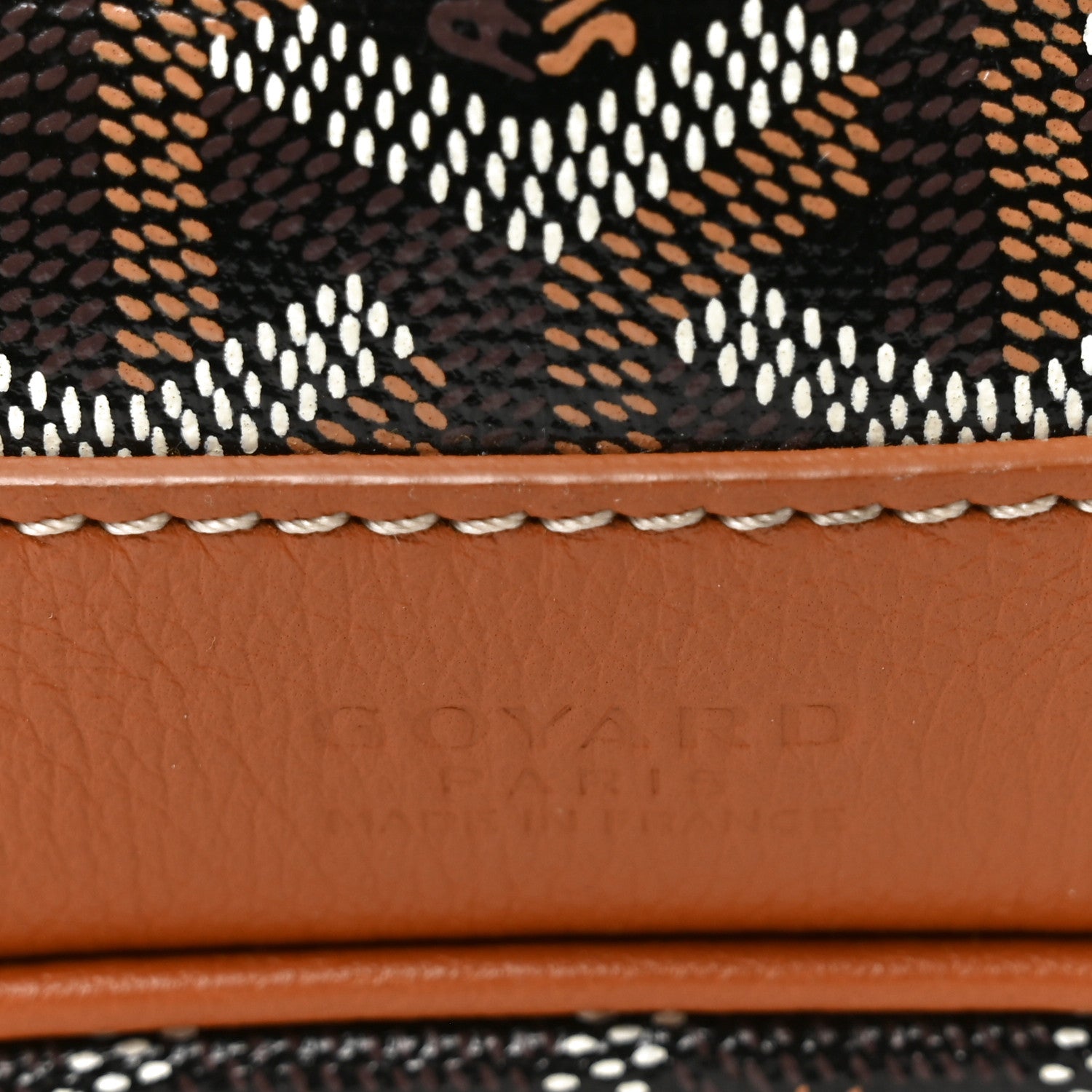 Goyard Goyardine Petit Flot Bucket Bag PM Black Gold 11 of 17