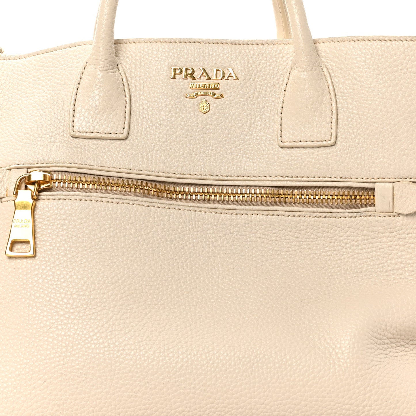 Vitello Daino Top Handle Tote Talco