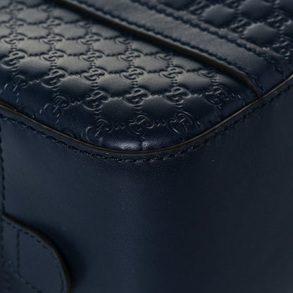 Gucci Soft Microguccissima Small Crossbody Bag Blue 9 of 13