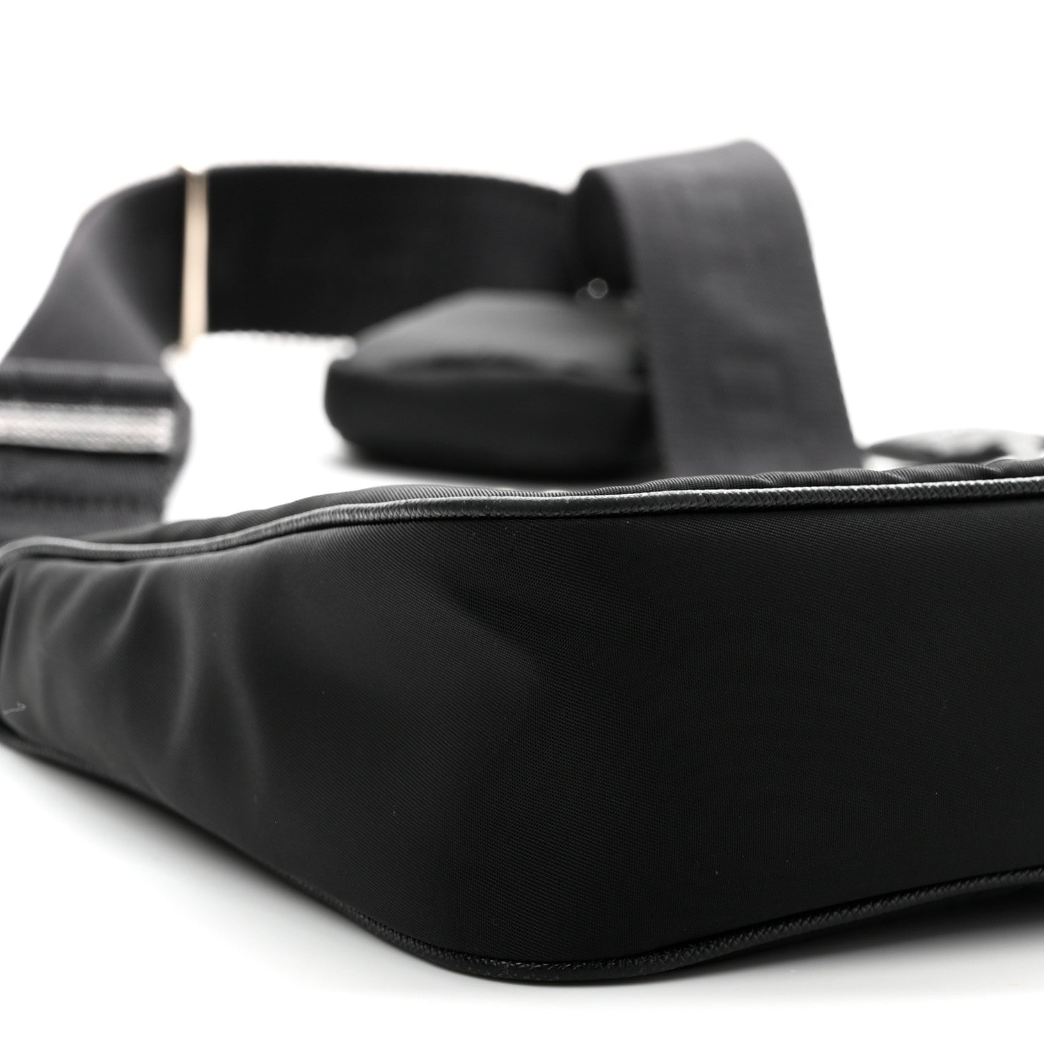 Prada Nylon Re-Edition 2005 Shoulder Bag Black Black 10 of 12