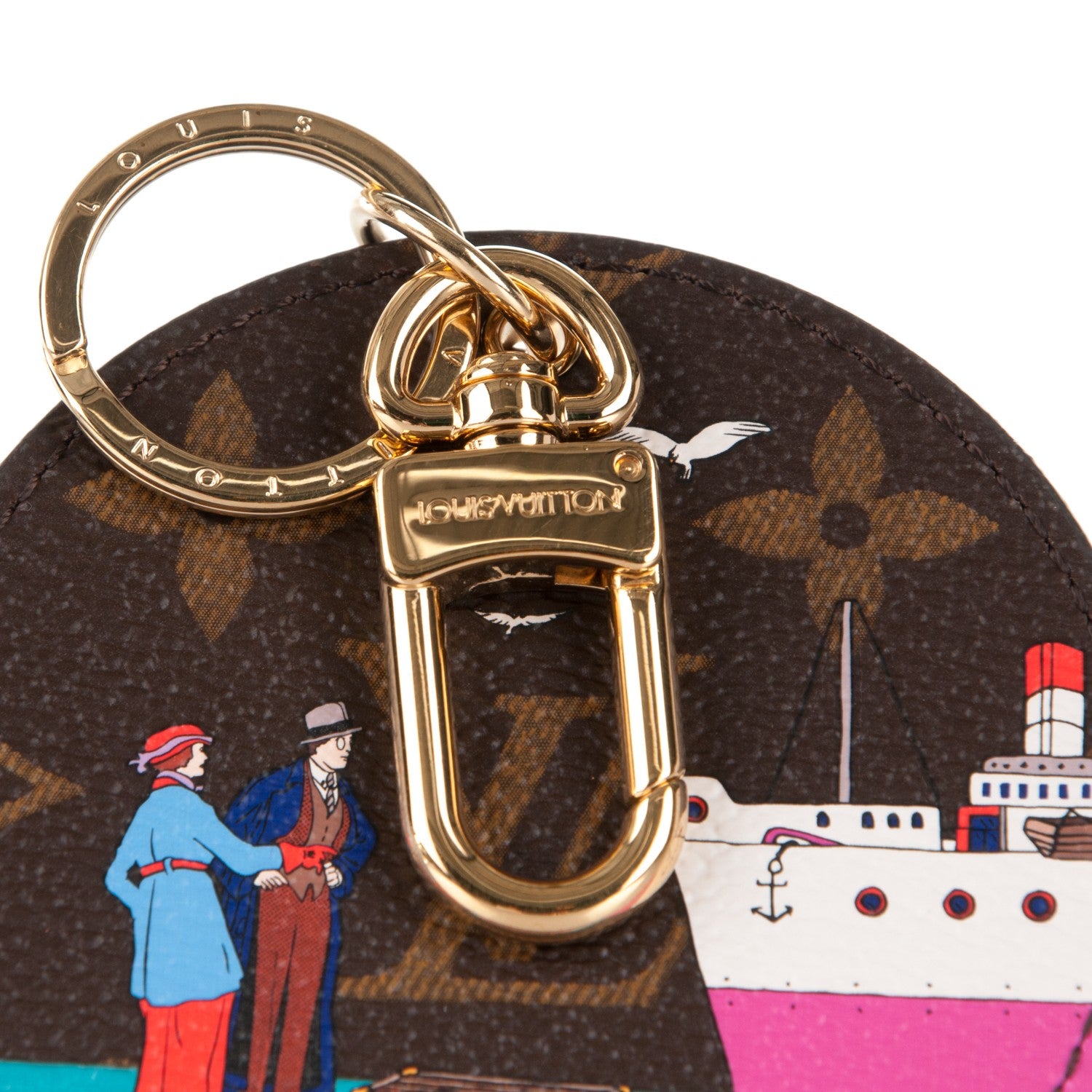 Louis Vuitton Monogram 2016 Christmas Animation Bag Charm Key Ring 3 of 4