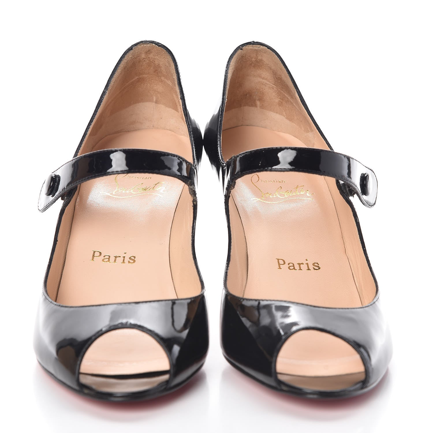Christian Louboutin Patent 70 Mary Jane Pumps 39 Black 2 of 10