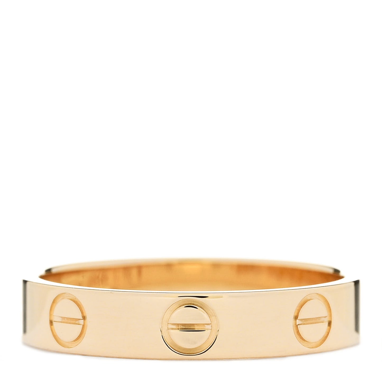 18K Yellow Gold 3.5mm LOVE Wedding Band Ring 51 5.75