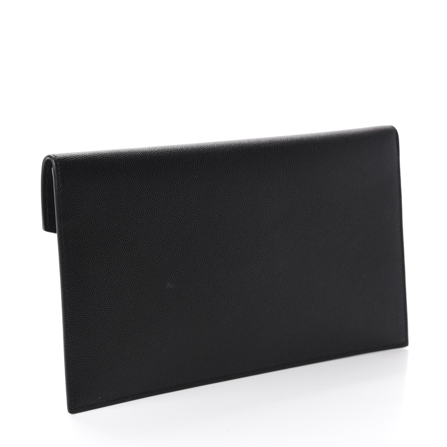 Saint Laurent Grain De Poudre Uptown Pouch Black 3 of 9