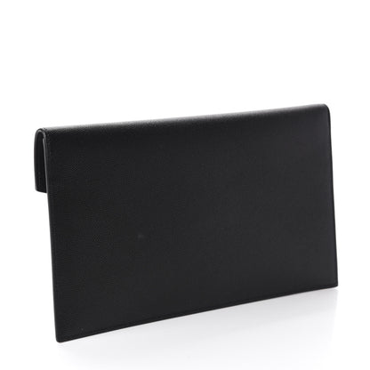 Saint Laurent Grain De Poudre Uptown Pouch Black 3 of 9