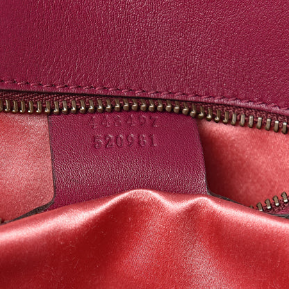Gucci Velvet Matelasse Small GG Marmont Shoulder Bag Fuchsia Violet Cyclamen 7 of 10