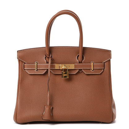 Hermes Togo Birkin 30 Gold 1 of 38