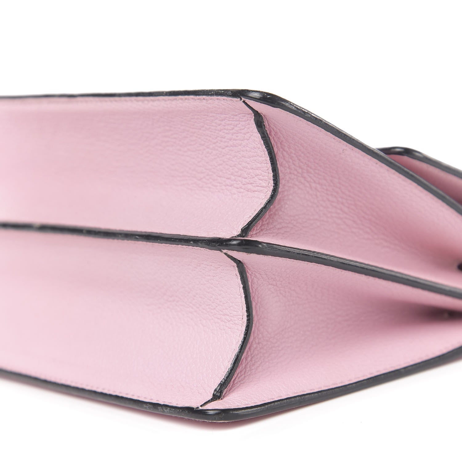 Dolce & Gabbana Grained Calfskin Rosalia Shoulder Bag Pink 8 of 10