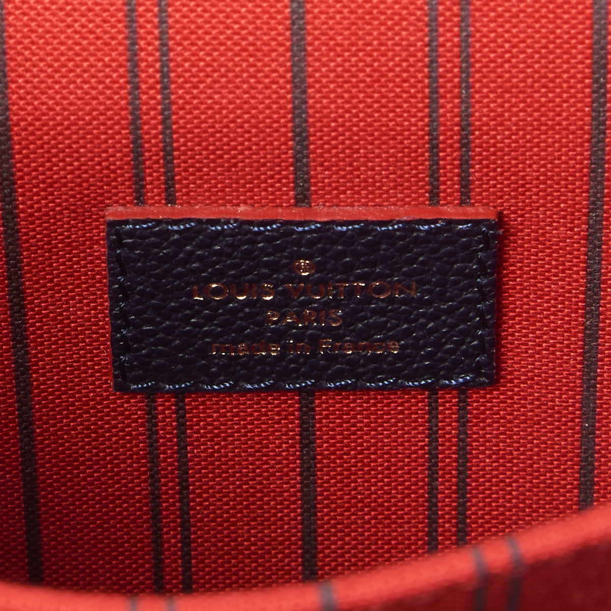 Empreinte Pochette Metis Marine Rouge